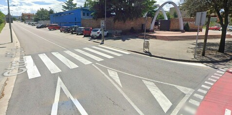 Carril bici des de la rotonda de la plaça Sanglas Alsina fins a l’escola Pompeu Fabra